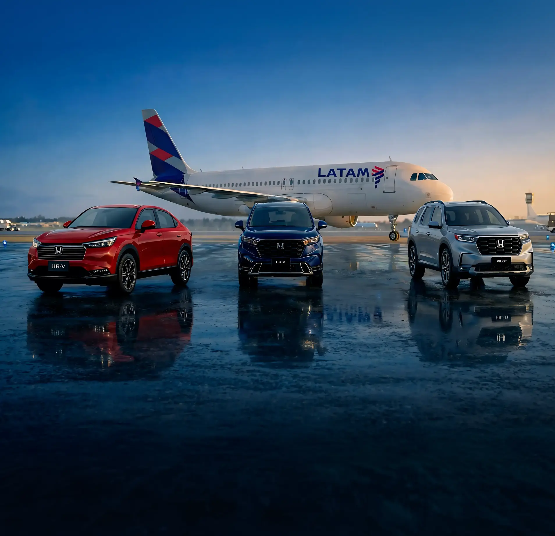 Veh&iacute;culos Honda con LATAM Pass