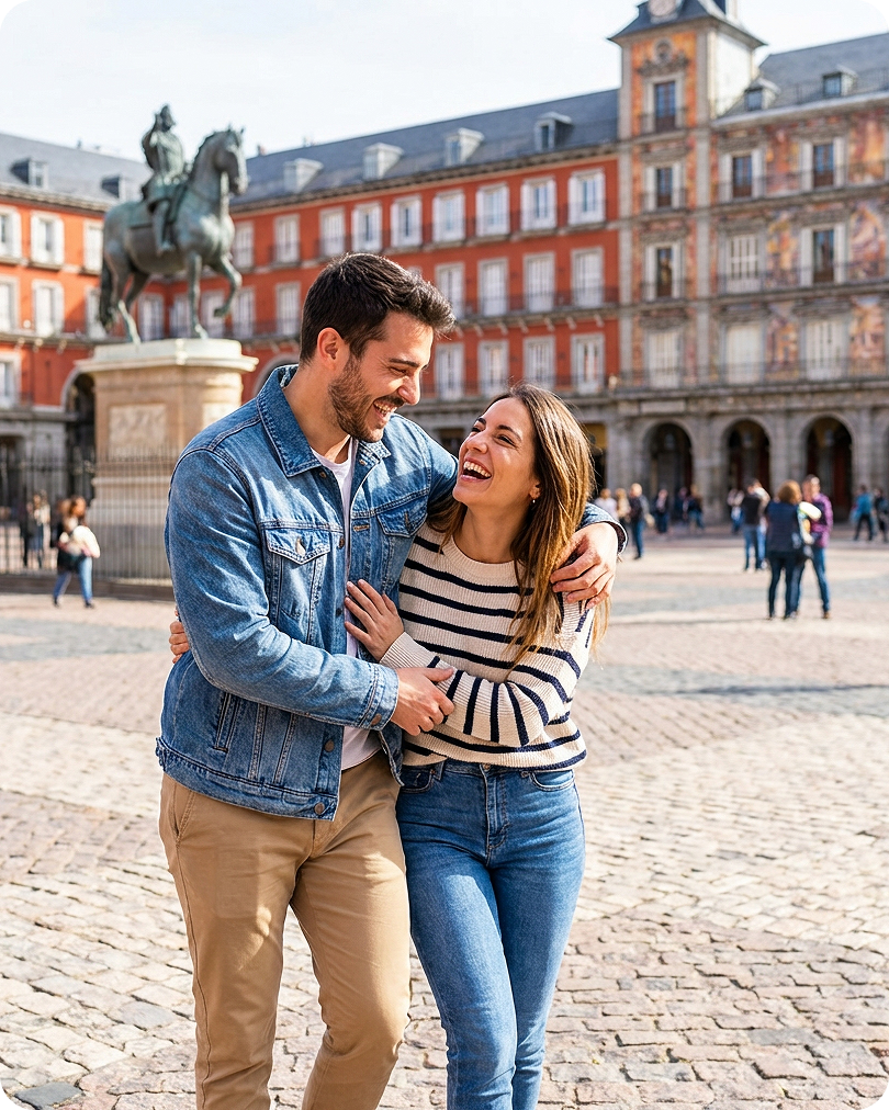 Casal em viagem