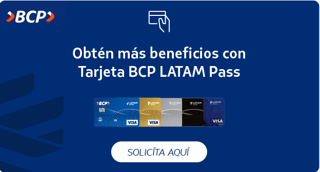 Obtén tu Tarjeta BCP LATAM Pass