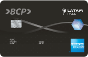 imagem cart&atilde; VISA Infinite Sapphire BCP LATAM Pass