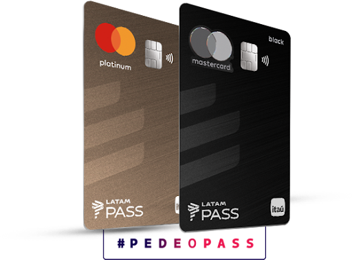 Cart&otilde;es LATAM Pass Ita&uacute; Platinum e Black &ndash; #PASSANOPASS