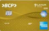 imagem cartã American Express Gold BCP LATAM Pass