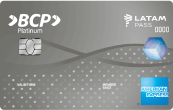 imagem cartã American Express Platinum BCP LATAM Pass