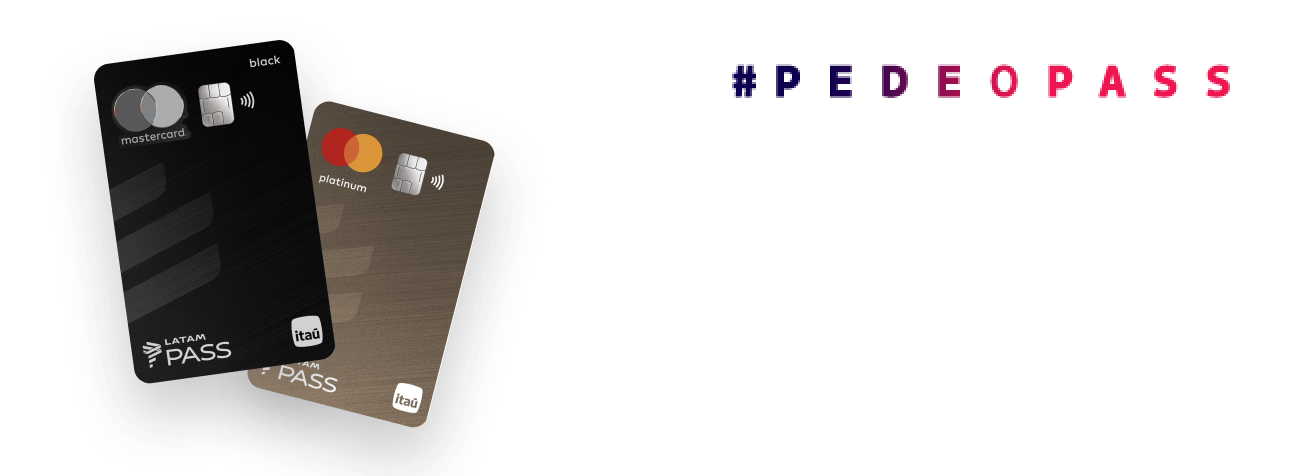 Cart&otilde;es LATAM Pass Ita&uacute;