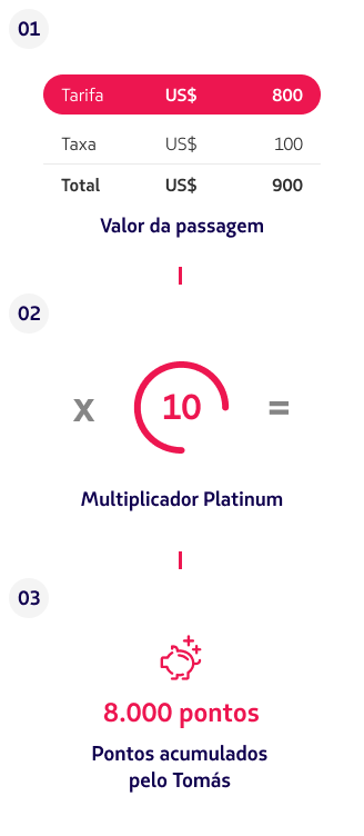 Exemplo de multiplicador Platinum